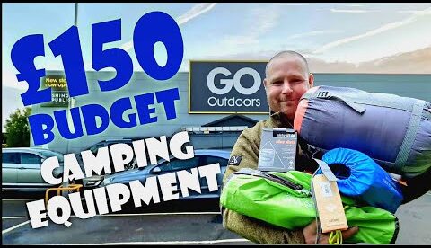 How I budgeted £150 to buy the best camping gear!
