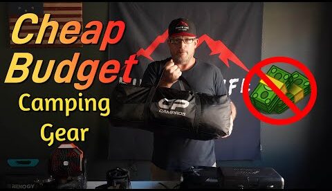 My CHEAP BUDGET camping gear that works GREAT!